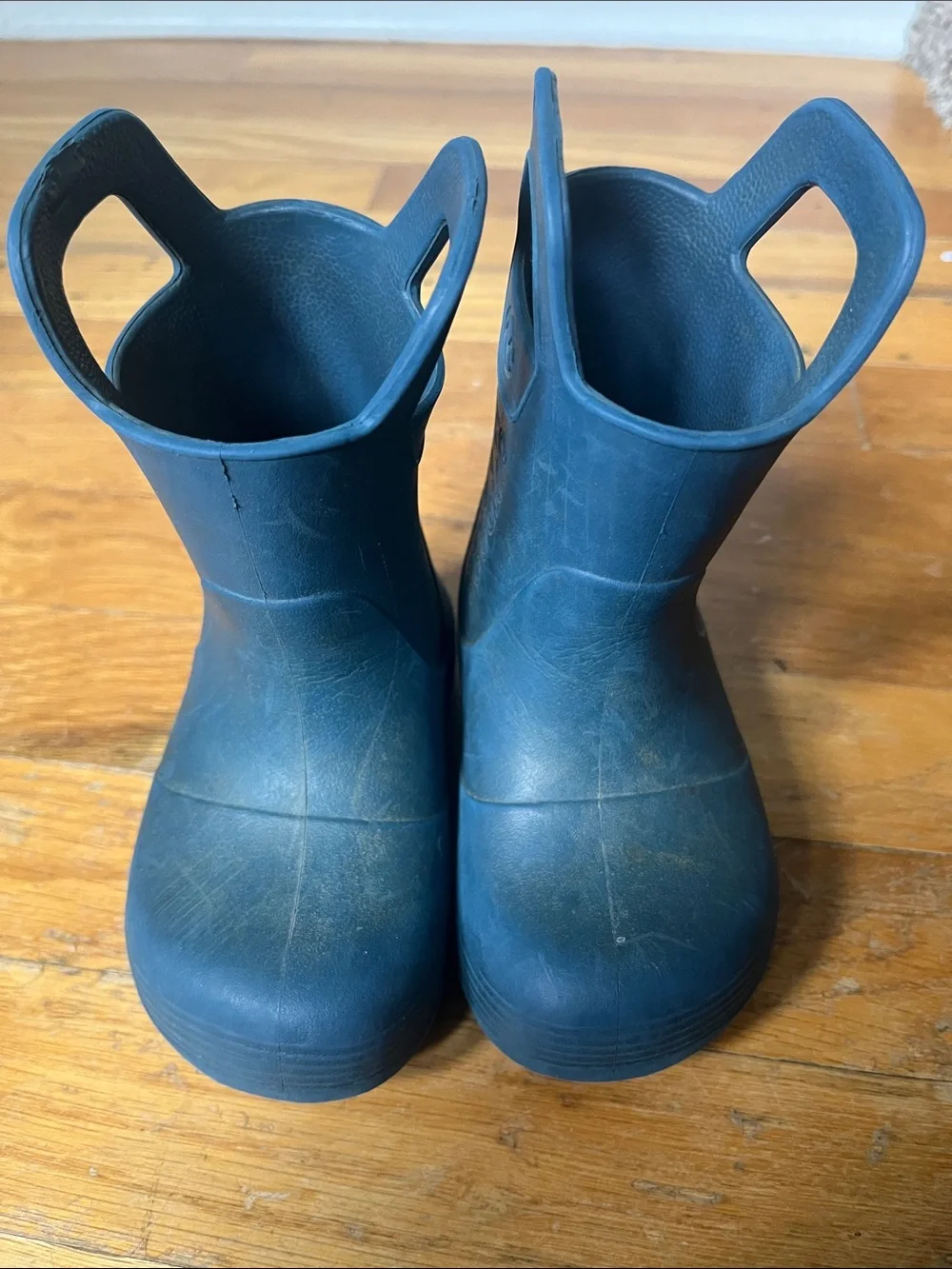Kids' Outdoors Masters Blue Waterproof Rain Boots